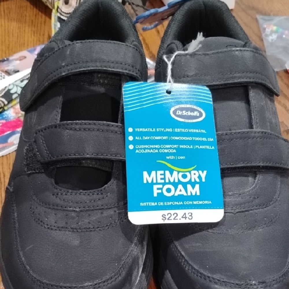 Dr. Scholl's Kids Black Sneakers with Memory Foam